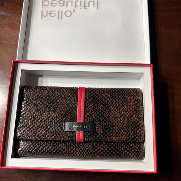 Hammitt Benjamin wallet painted rattle NEW - Picture 8 of 8